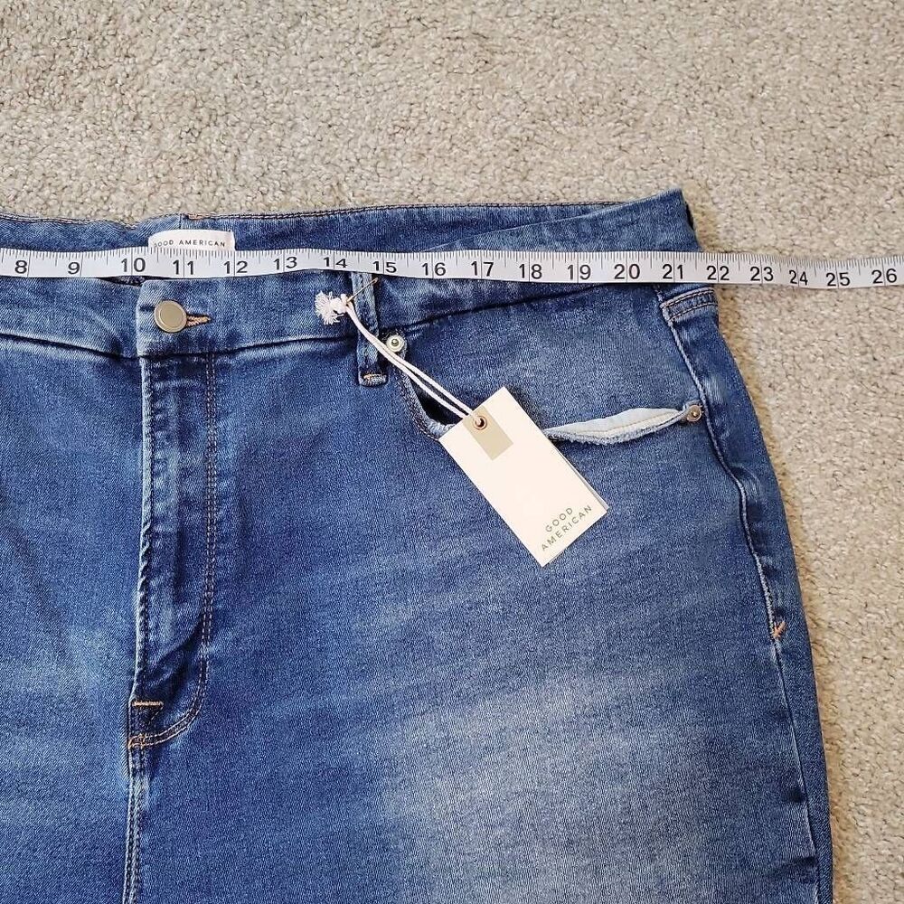 Good American Women's Plus High Rise Skinny Jeans Size 28-32 - Picture 6 of 7